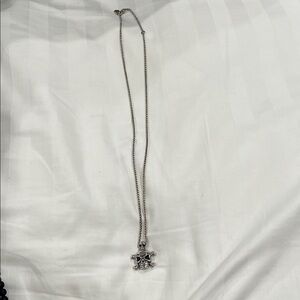 Men’s Elegant Silver Skull Pendant Necklace